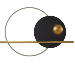 Настенный светодиодный светильник Inodesign Ridn Black 40.6195